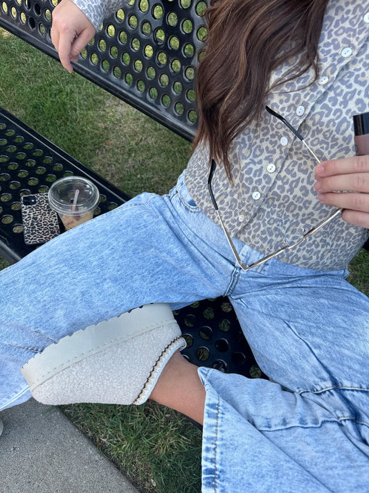 Barrel Leg Comfy Denim Jean Pants