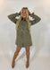 Olive Denim Dress