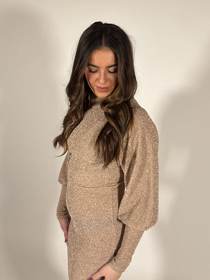 Gold Shimmer Dress