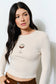 COLLEEN ESPRESSO MARTINI BEADED TOP - Fun