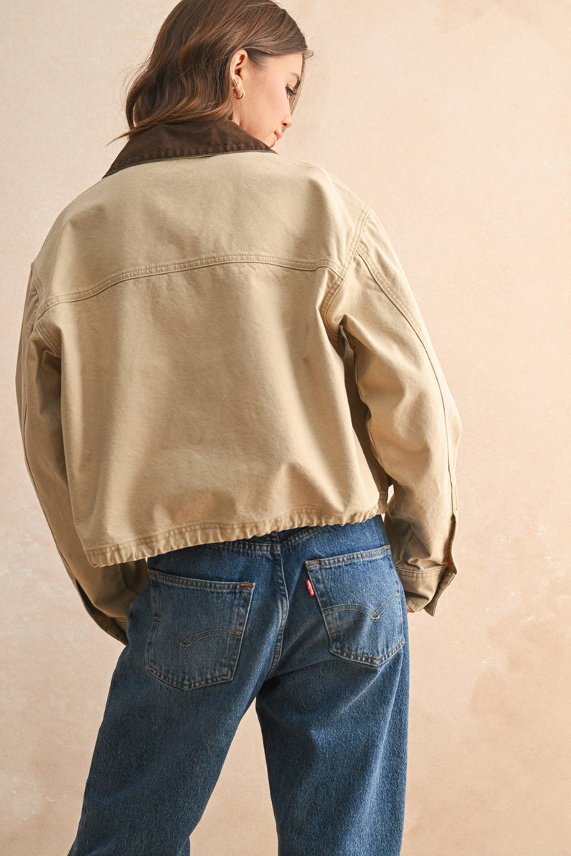 COLLAR UTILITY JACKET