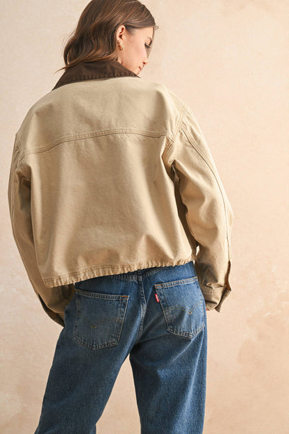 COLLAR UTILITY JACKET
