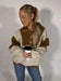 Color Block Sherpa Pullover