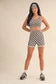 Checkmate Cropped Two Piece Set