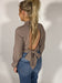 Open Back Bow Sweater