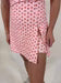 Cherry Gingham Print A-Line Mini Dress