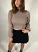 Open Back Bow Sweater