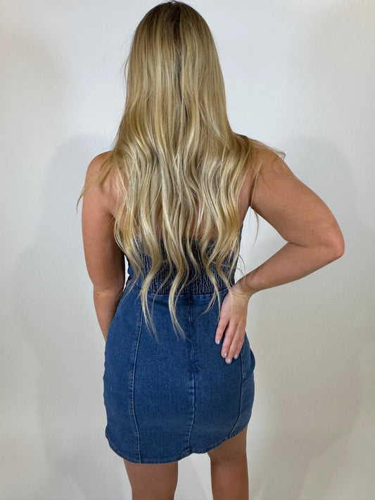 Front Tie Tube Dress
